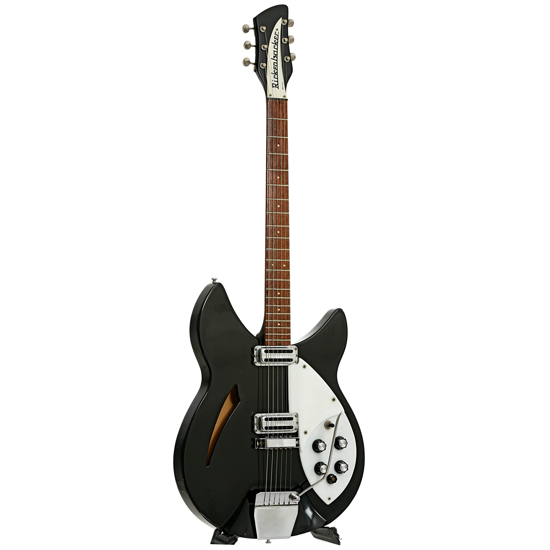 Full front and side of Rickenbacker 335 Hollowbody Electric Guitar