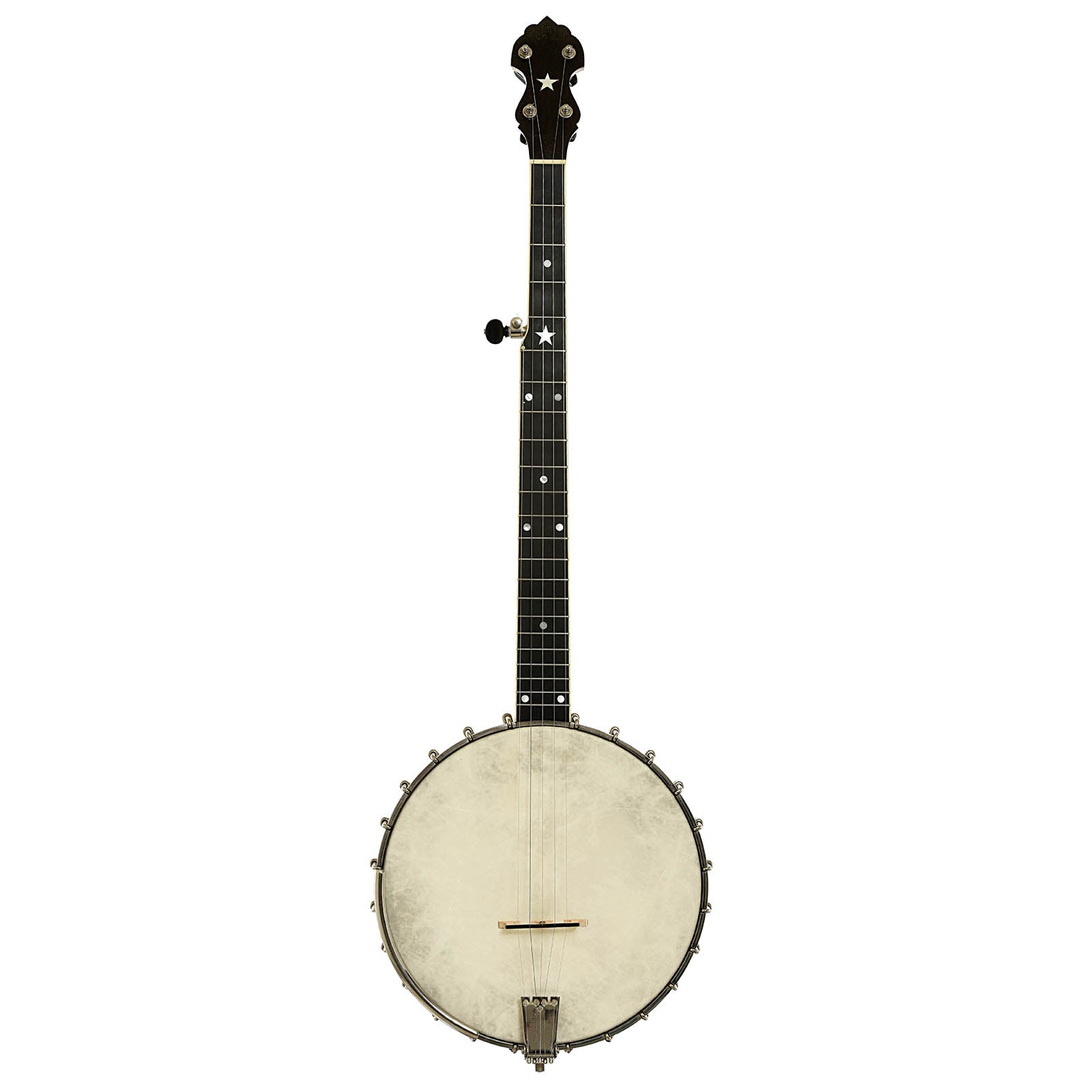 Full front of Bart Reiter Professional Open Back Banjo