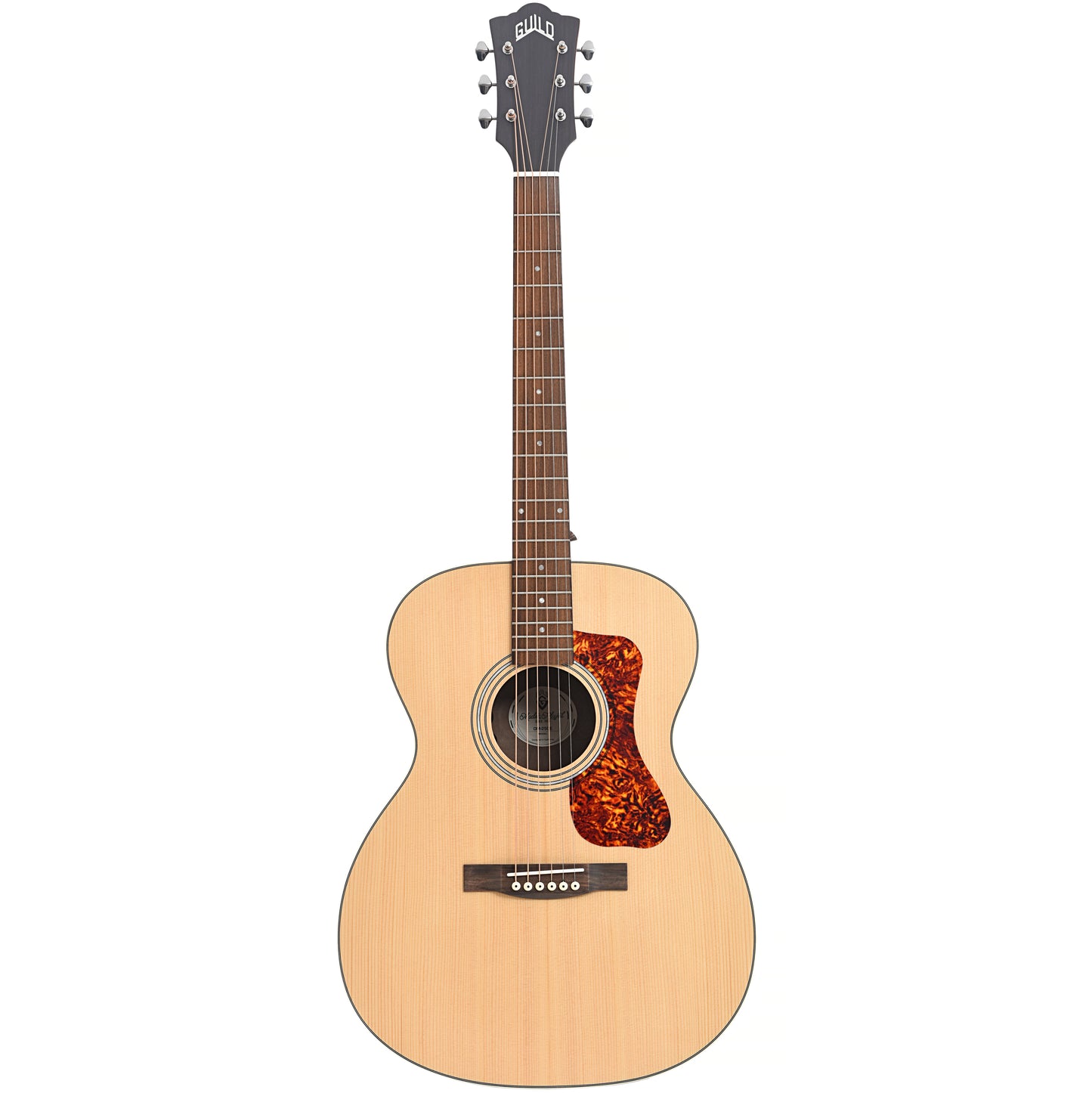 Full front of Guild OM-250E Limited Archback Natural Acoustic Guitar