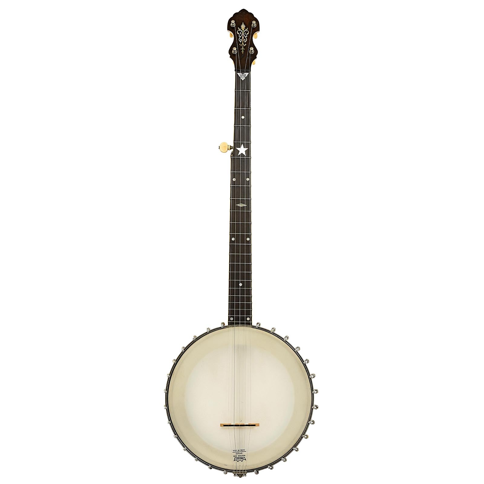 Full front of Bacon Professional FF Open Back Banjo