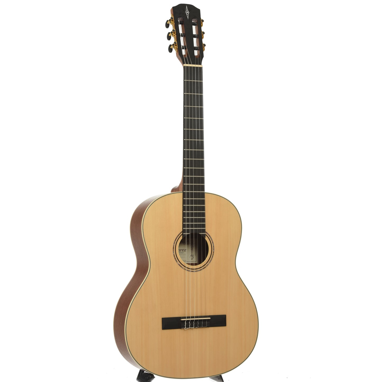 Full front and side of Alvarez RC26 Classical Guitar
