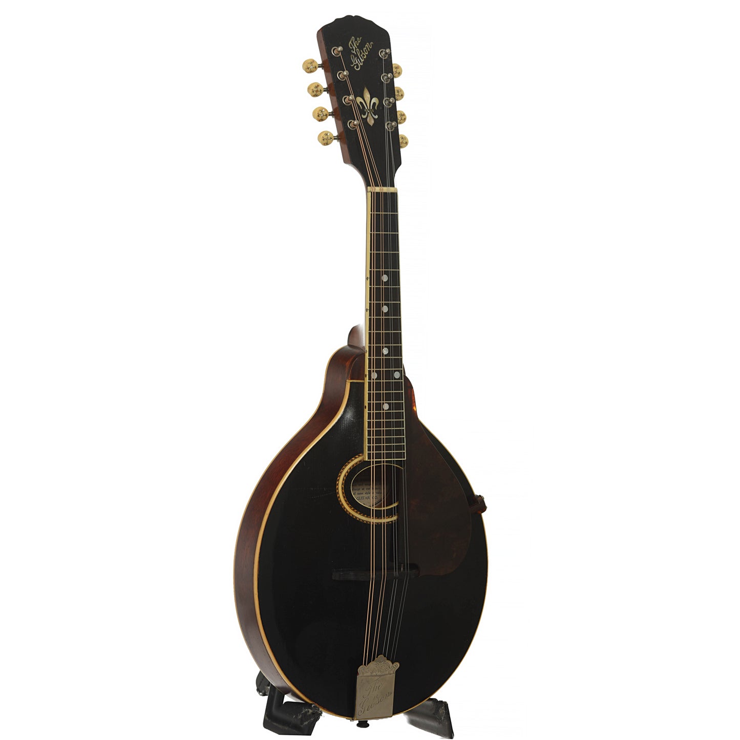 Full front and side of Gibson A-4 Mandolin 
