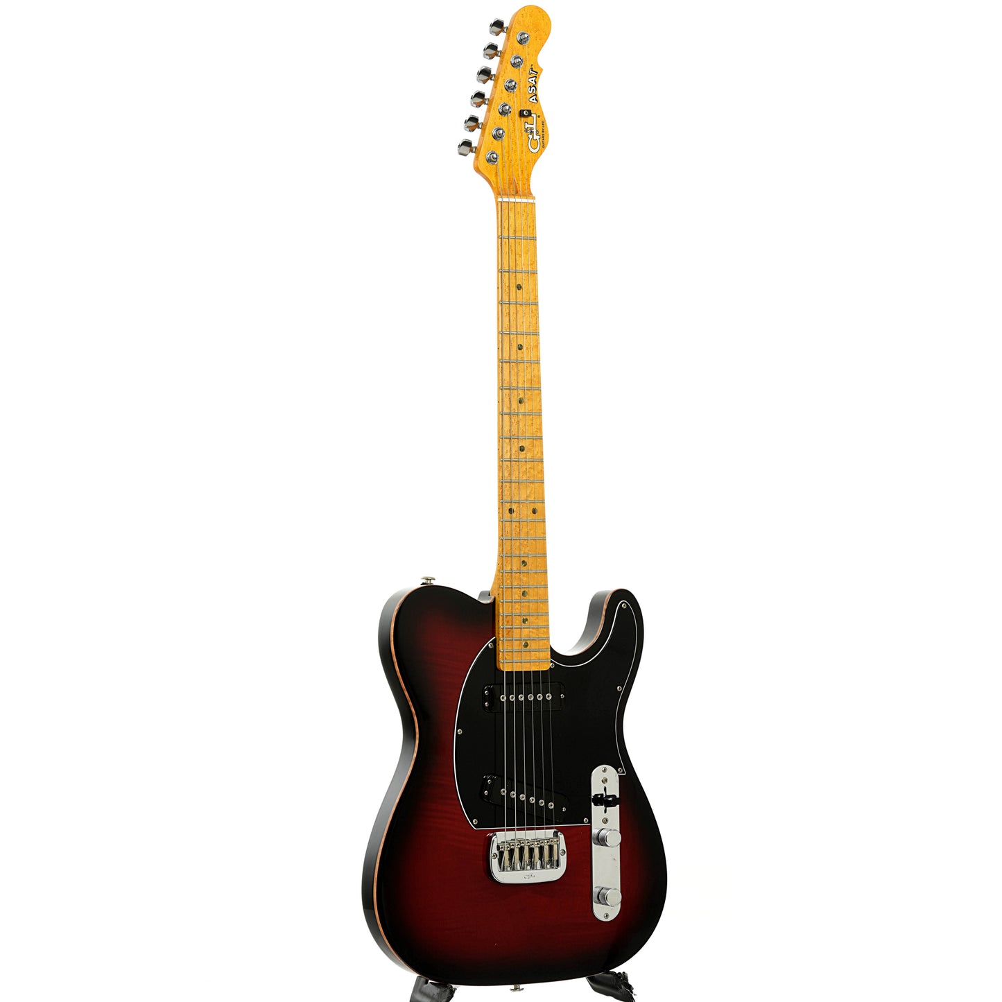 Full front and side of G&L ASAT Special Electric Guitar