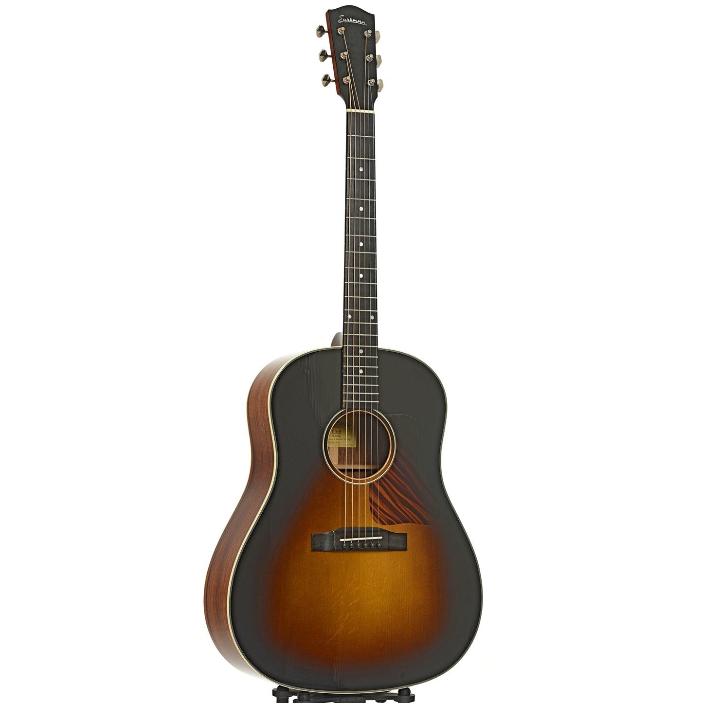 Full front and side of Eastman E10 SS Acoustic Guitar