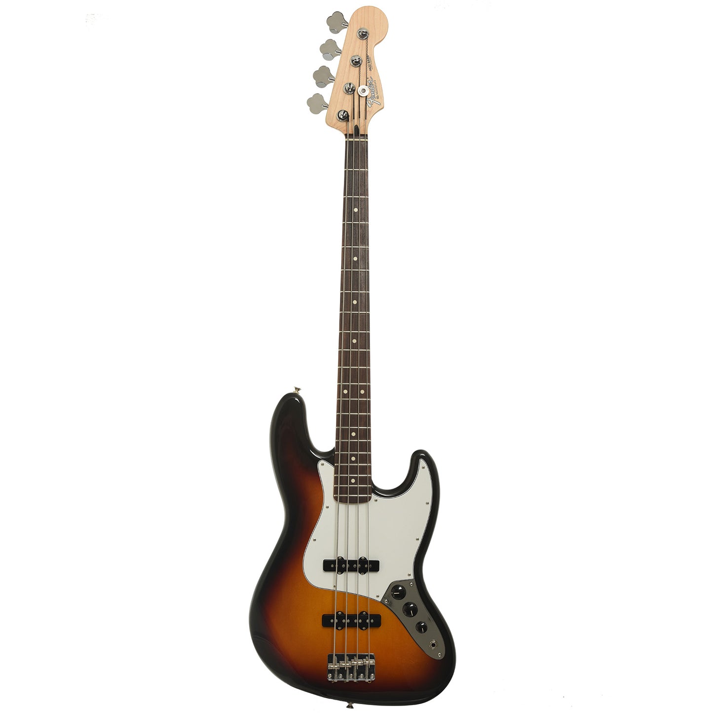 Full front of Fender Standard Jazz Electric Bass
