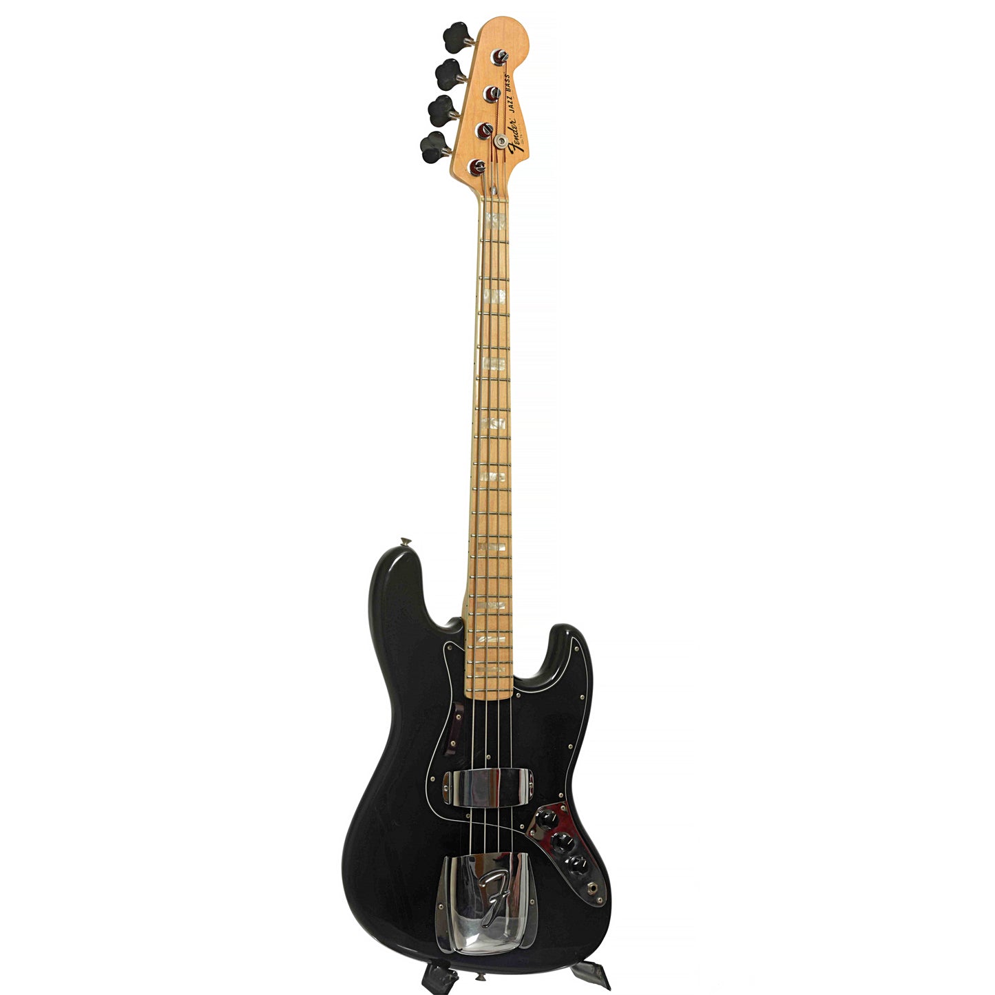 Full front and side of Fender Jazz Electric Bass