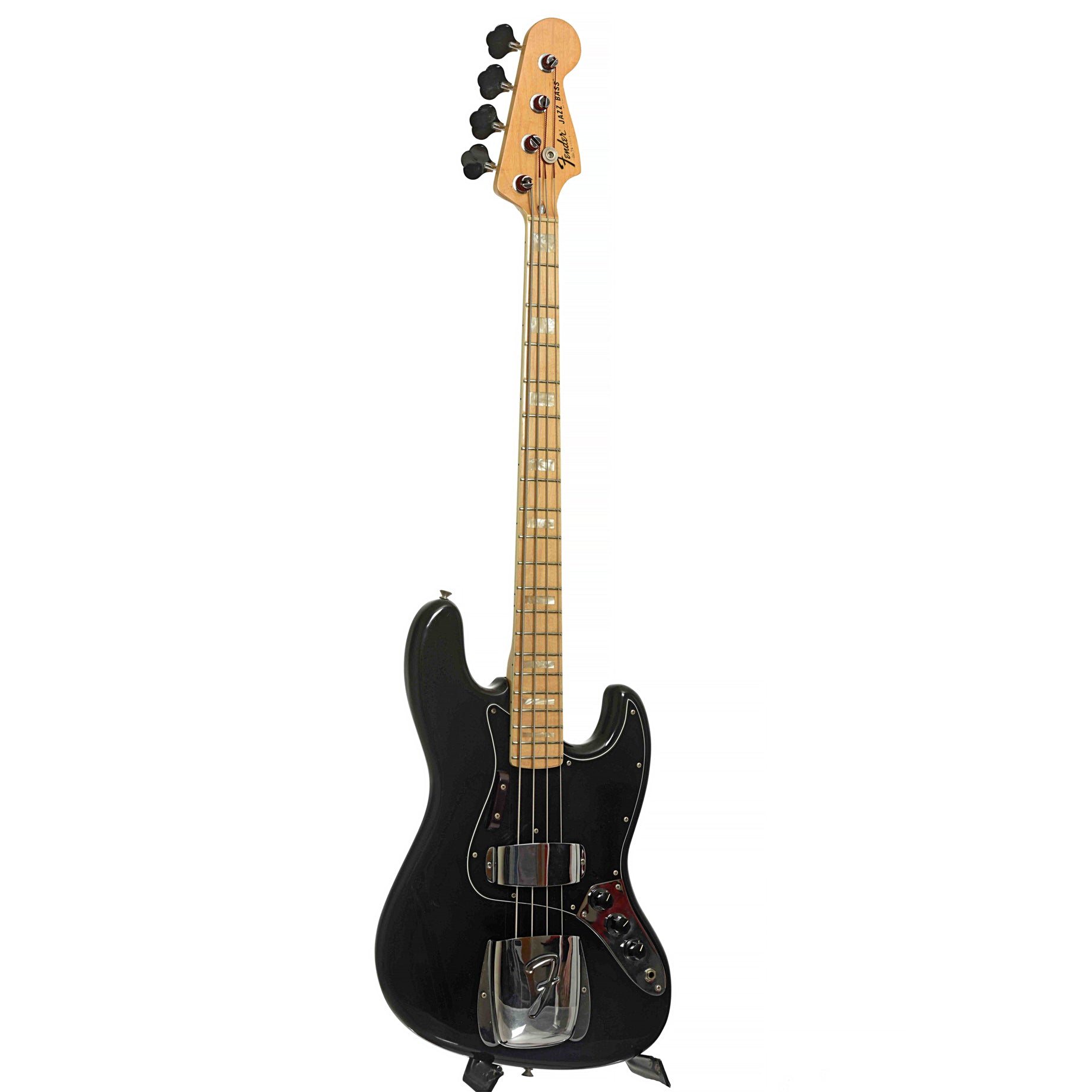 Full front and side of Fender Jazz Electric Bass