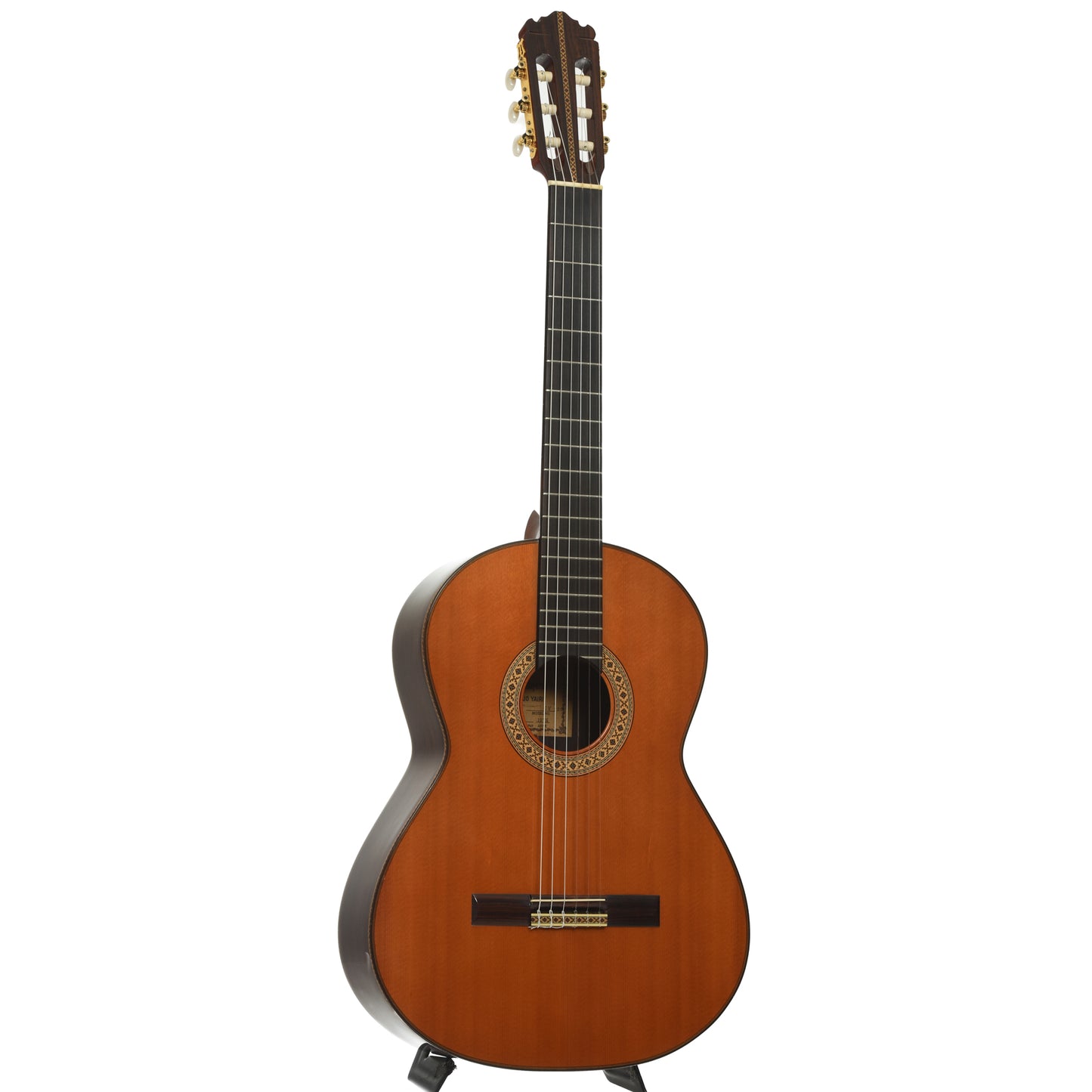 Full front and side of Alvarez-Yairi CY-120 Classical Acoustic Guitar