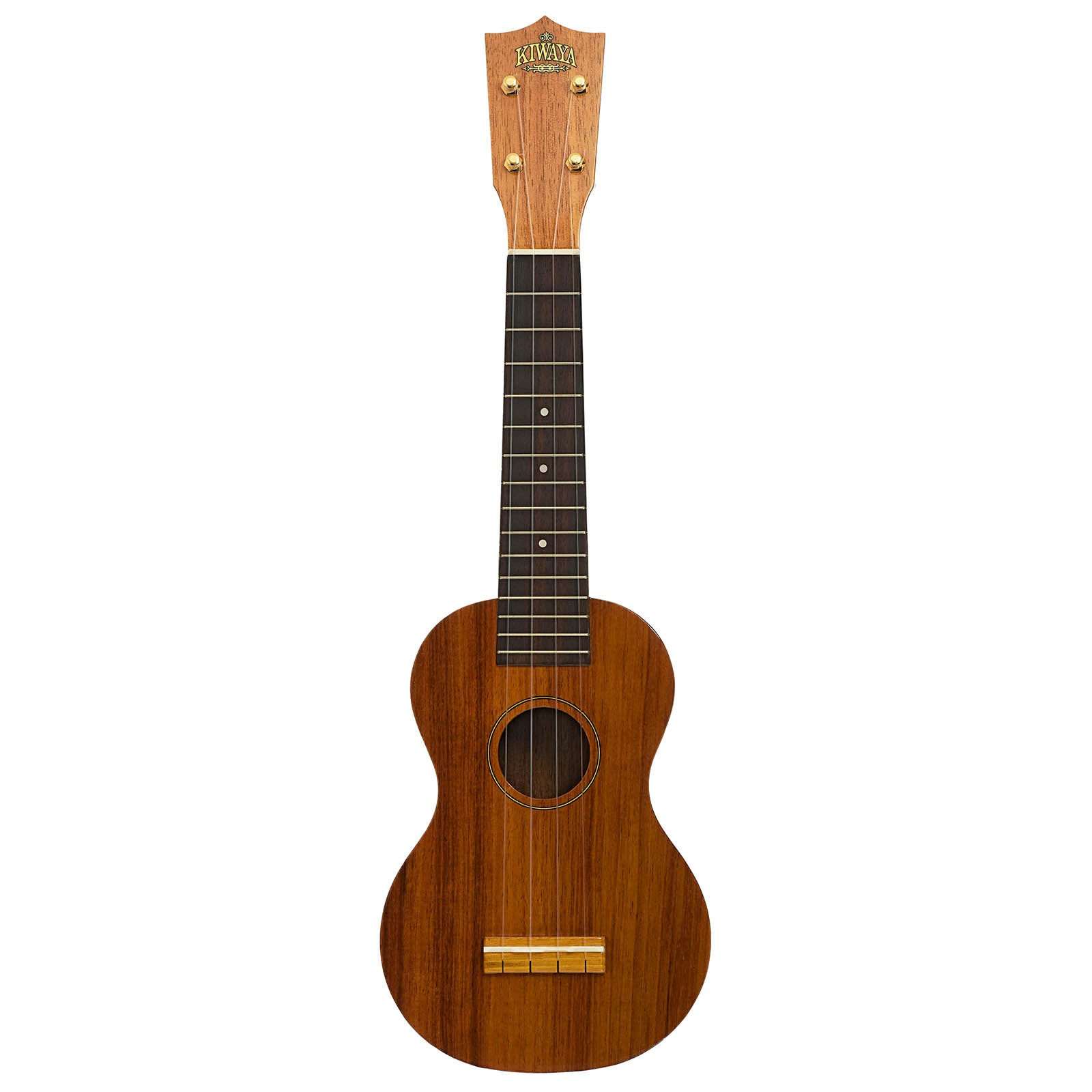 Full front of Kiwaya Eco Series KS-5 Koa Soprano Ukulele