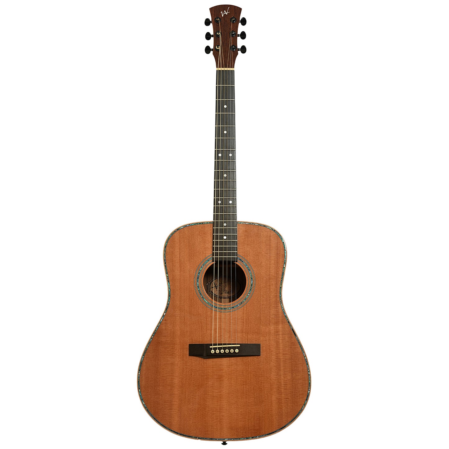 Full Front of Andrew White D Model Acoustic Guitar 