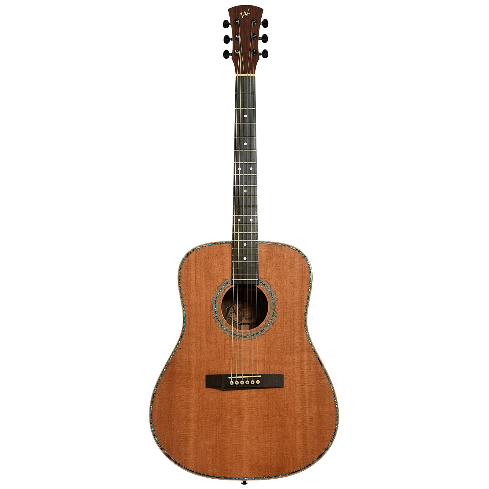 Full Front of Andrew White D Model Acoustic Guitar 