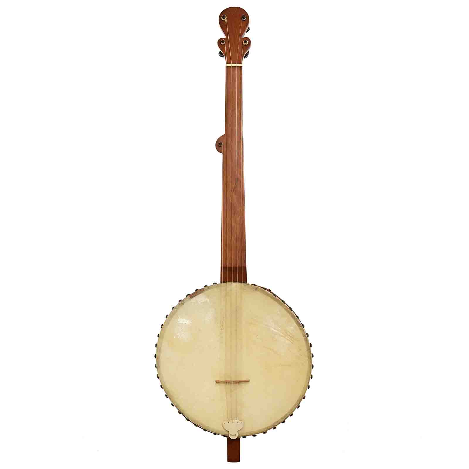 Full Front of Menzies Mike Seeger Grain Measure Tack Head Banjo 