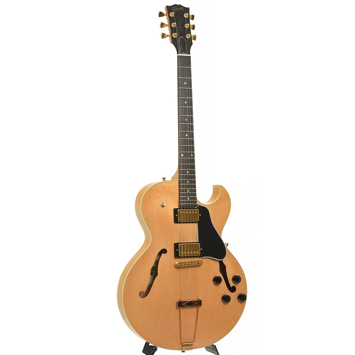 Full front and side of Gibson ES-135 Hollowbody Electric Guitar 