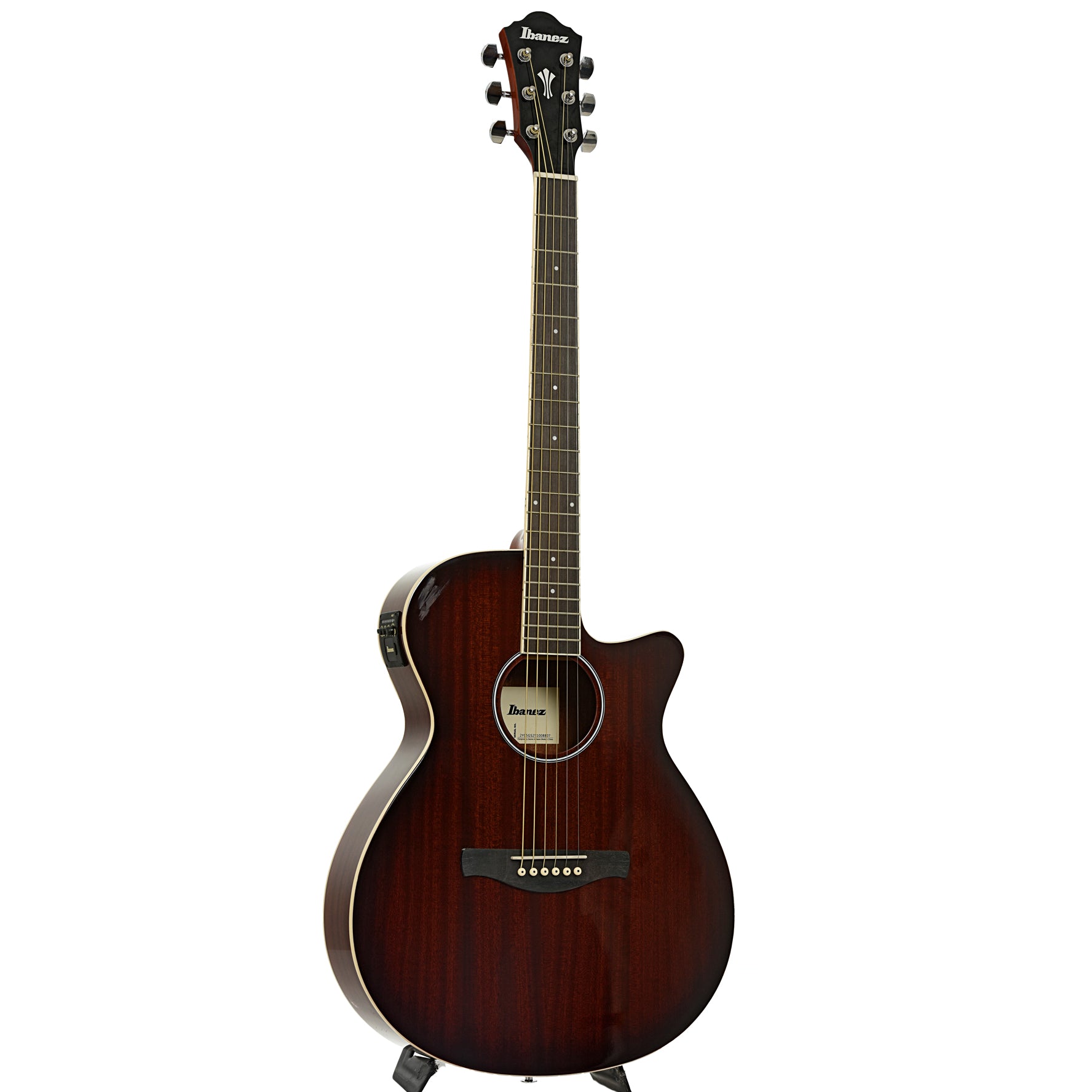 Ibanez AEG7MH Grand Concert Acoustic Guitar, Violin Sunburst High