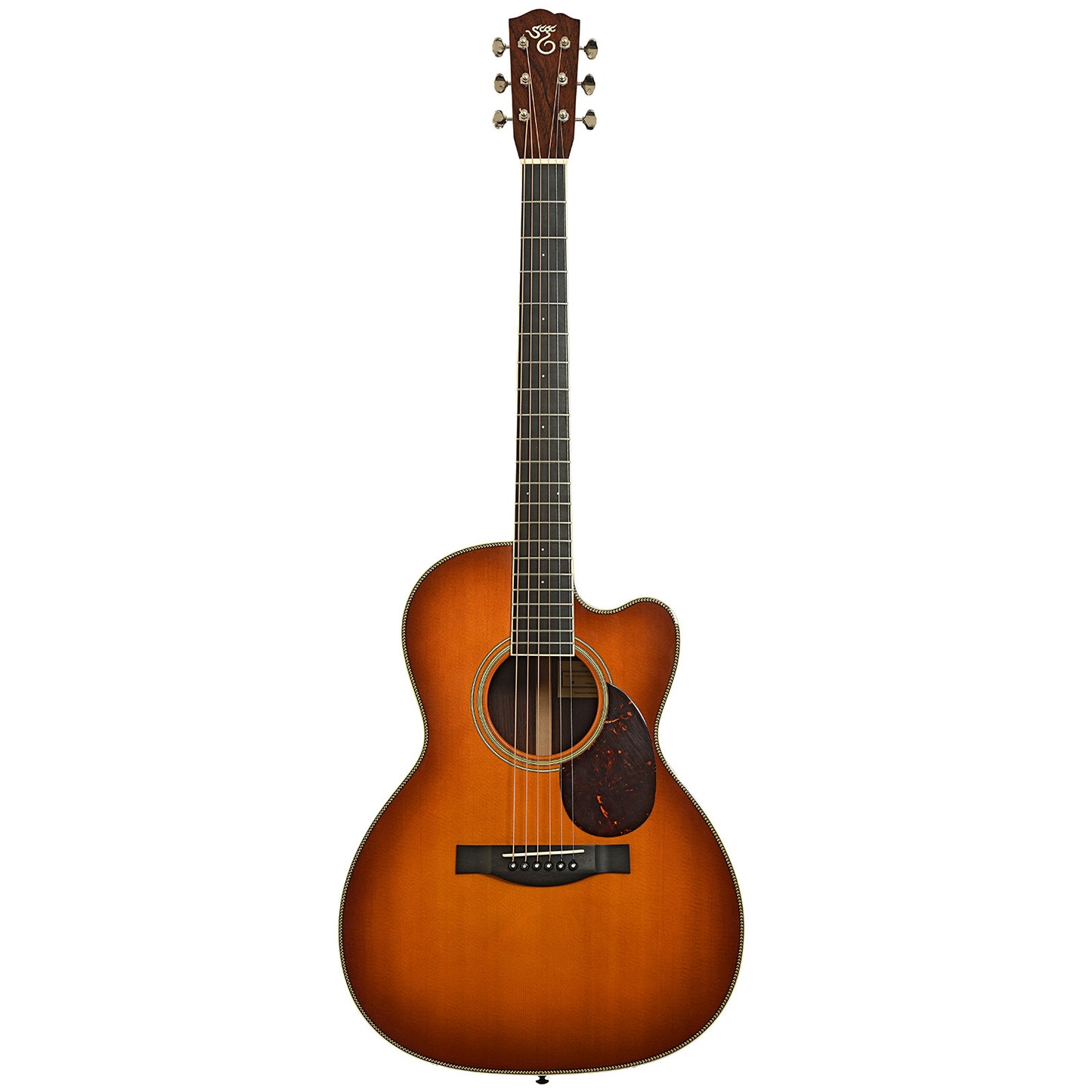 Full front of Santa Cruz H Acoustic Guitar
