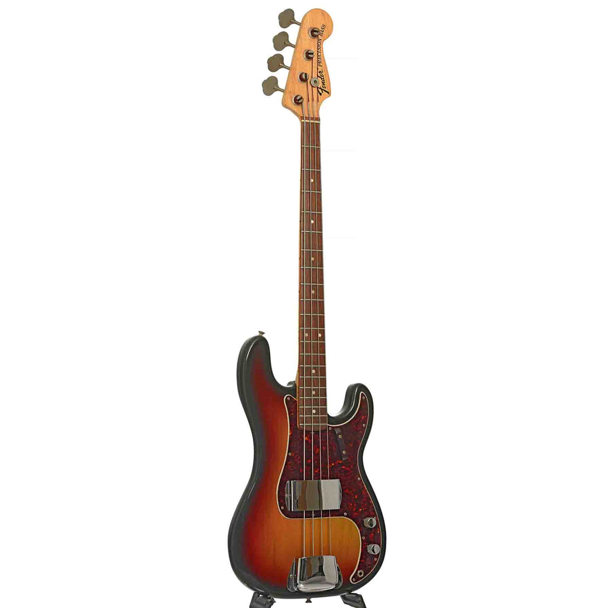 Full front and side of Fender P-Bass