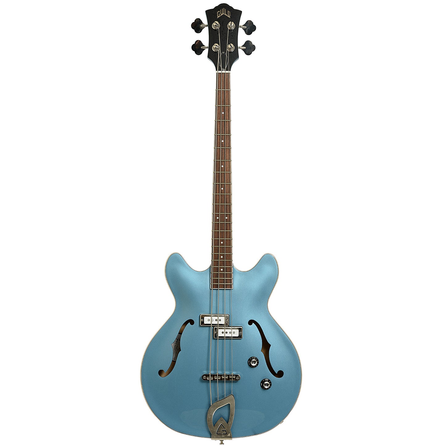 Full front of Guild Starfire 1 Semi-hollow Electric Bass