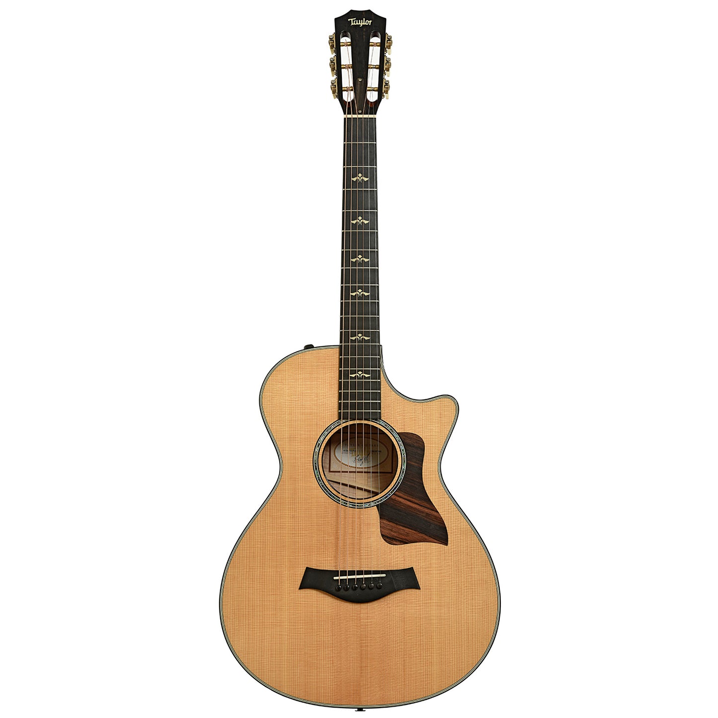 Full front of Taylor 612ce 12-Fret Acoustic-Electric Guitar