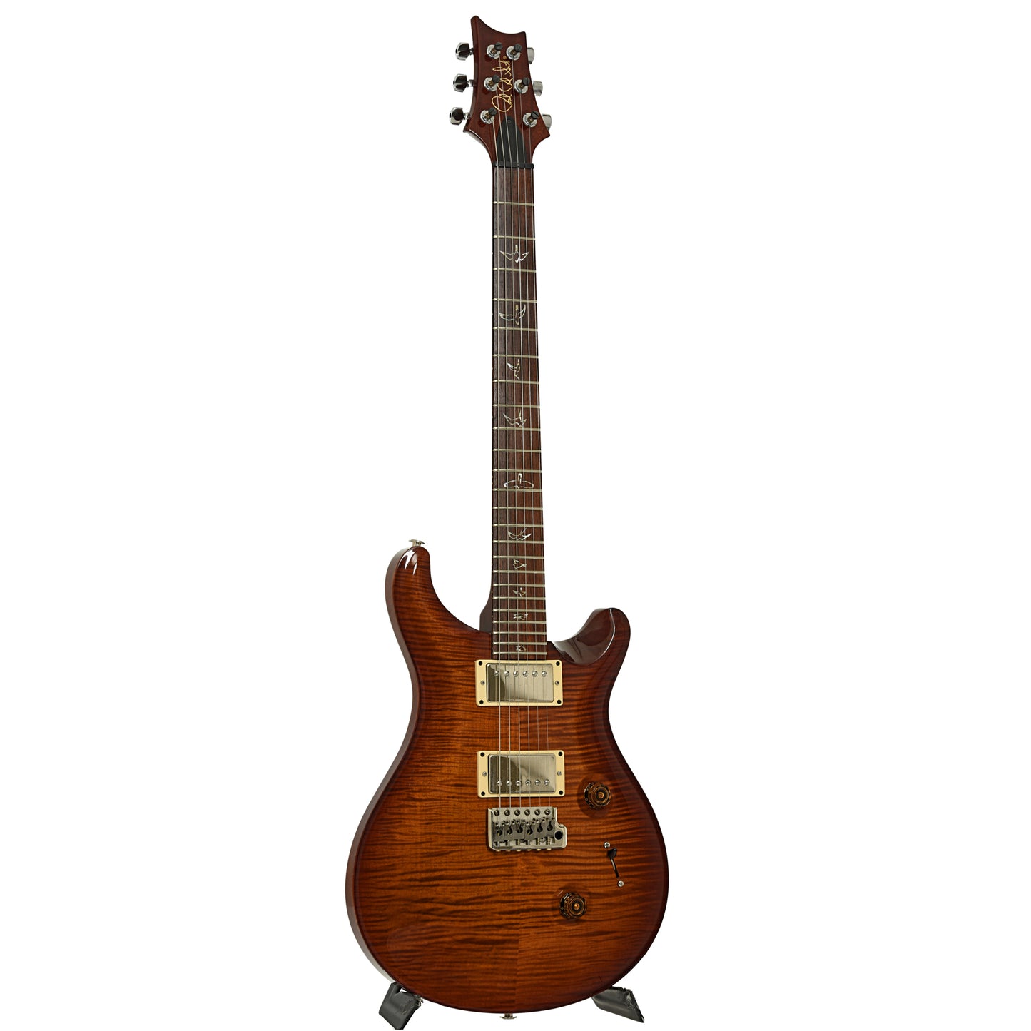 Full front and side of PRS Custom 24 10-Top Electric Guitar 