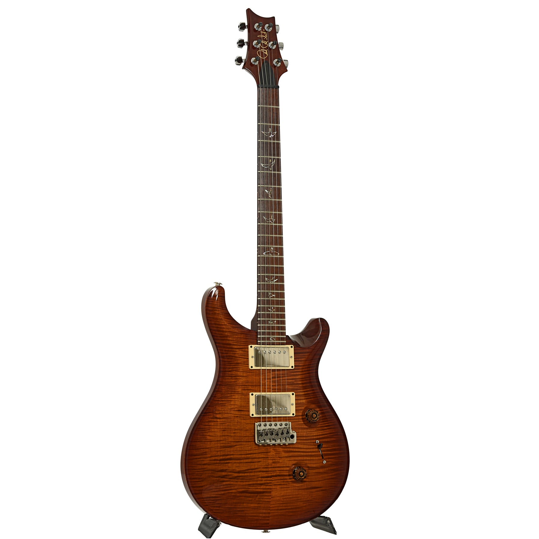 Full front and side of PRS Custom 24 10-Top Electric Guitar 