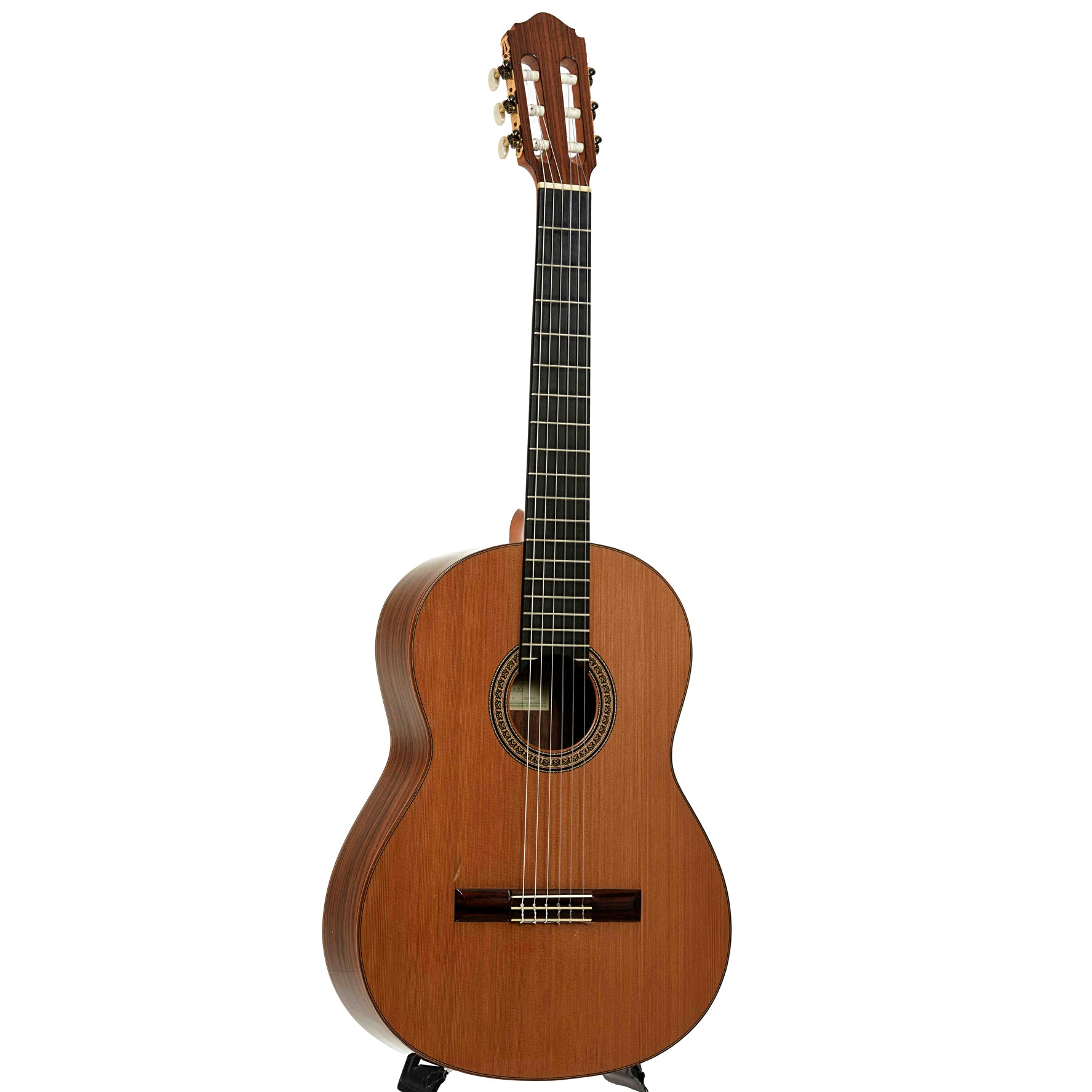 Full front and side of Conde Hermanos Felipe V No. 2 Classical Guitar