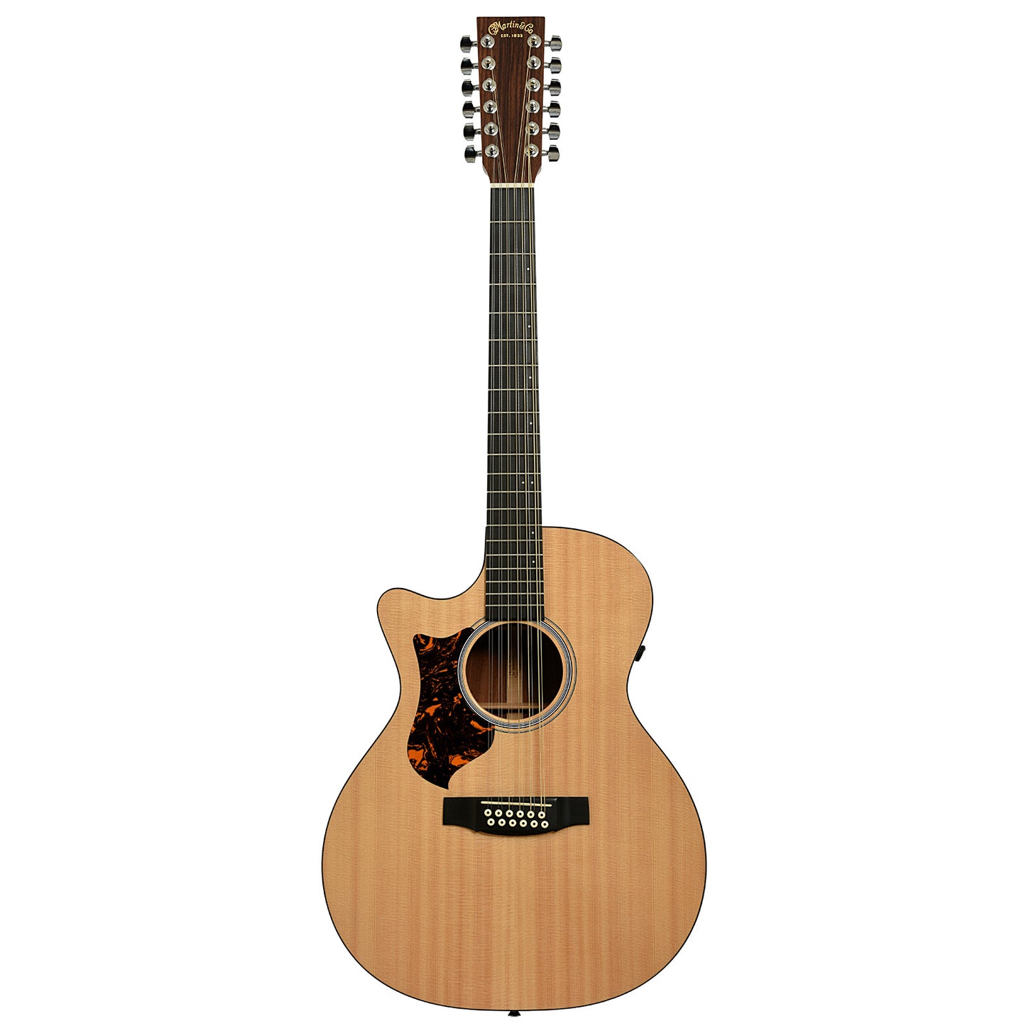 Full front of Martin GPC12PA4 12-String Acoustic-Electric Guitar LH 