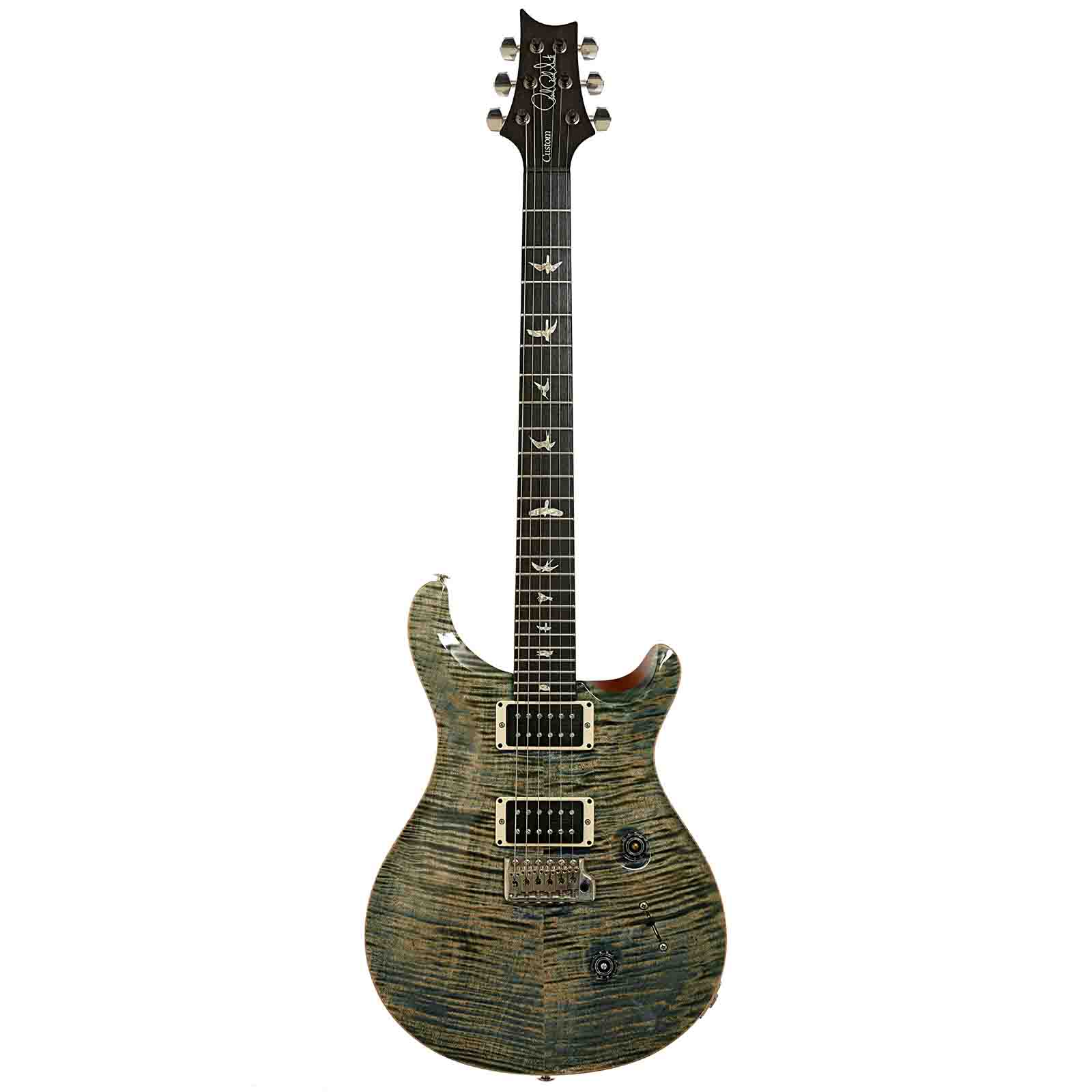 Full front of PRS Custom 24 10 Top Electric Guitar