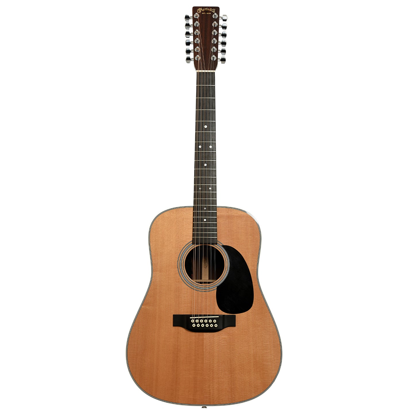 Full front and side of Martin D12-28 12-String Acoustic Guitar 
