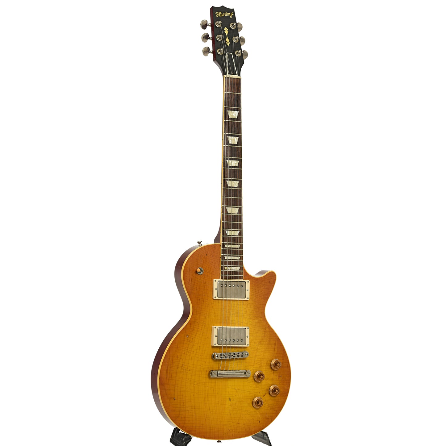 Full front and side of Heritage H-150 CC AA Electric Guitar 