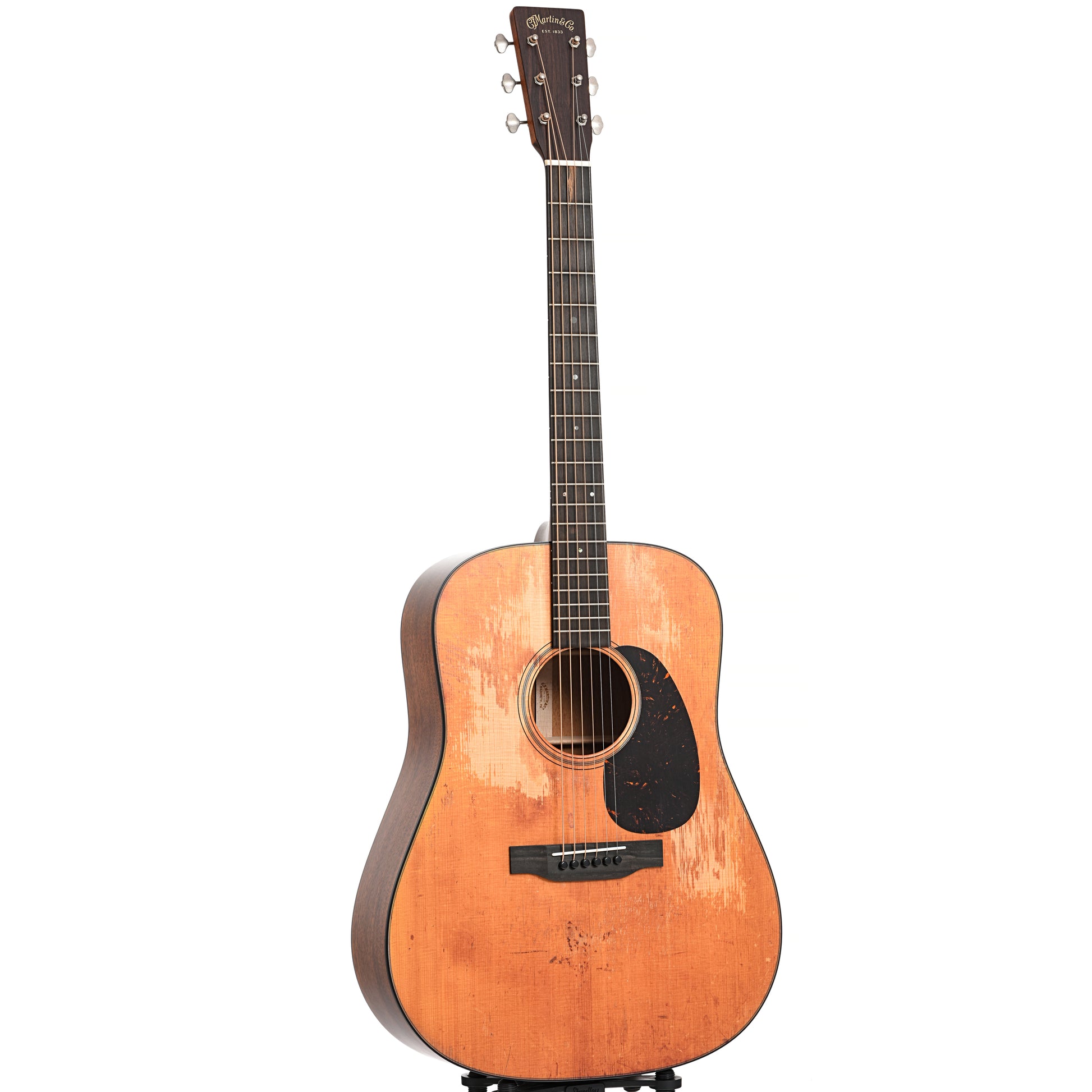 Full front and side of Martin D-18 StreetLegend Acoustic Guitar