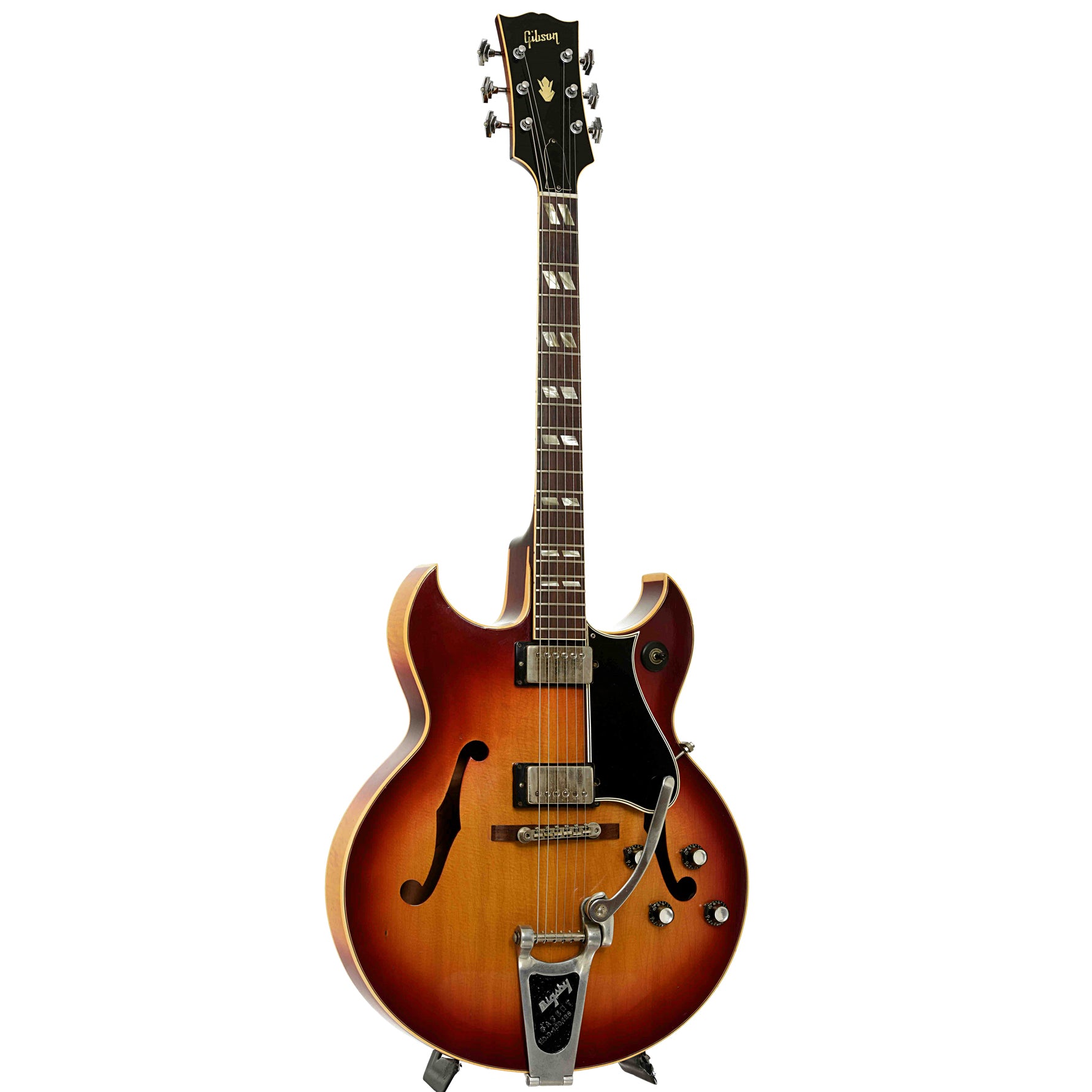 Full front and side of Gibson Barney Kessel Regular Hollowbody Electric Guitar 