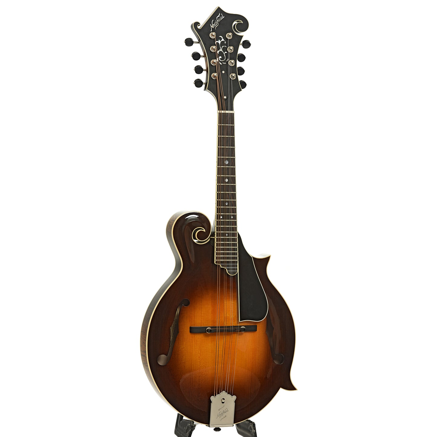 Full front and side of Northfield Workshop NFB-F5A Master Model Big Mon Mandolin