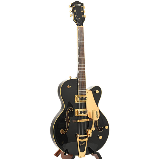Full front and side of Gretsch G5420TG Electromatic Centerblock Jr 