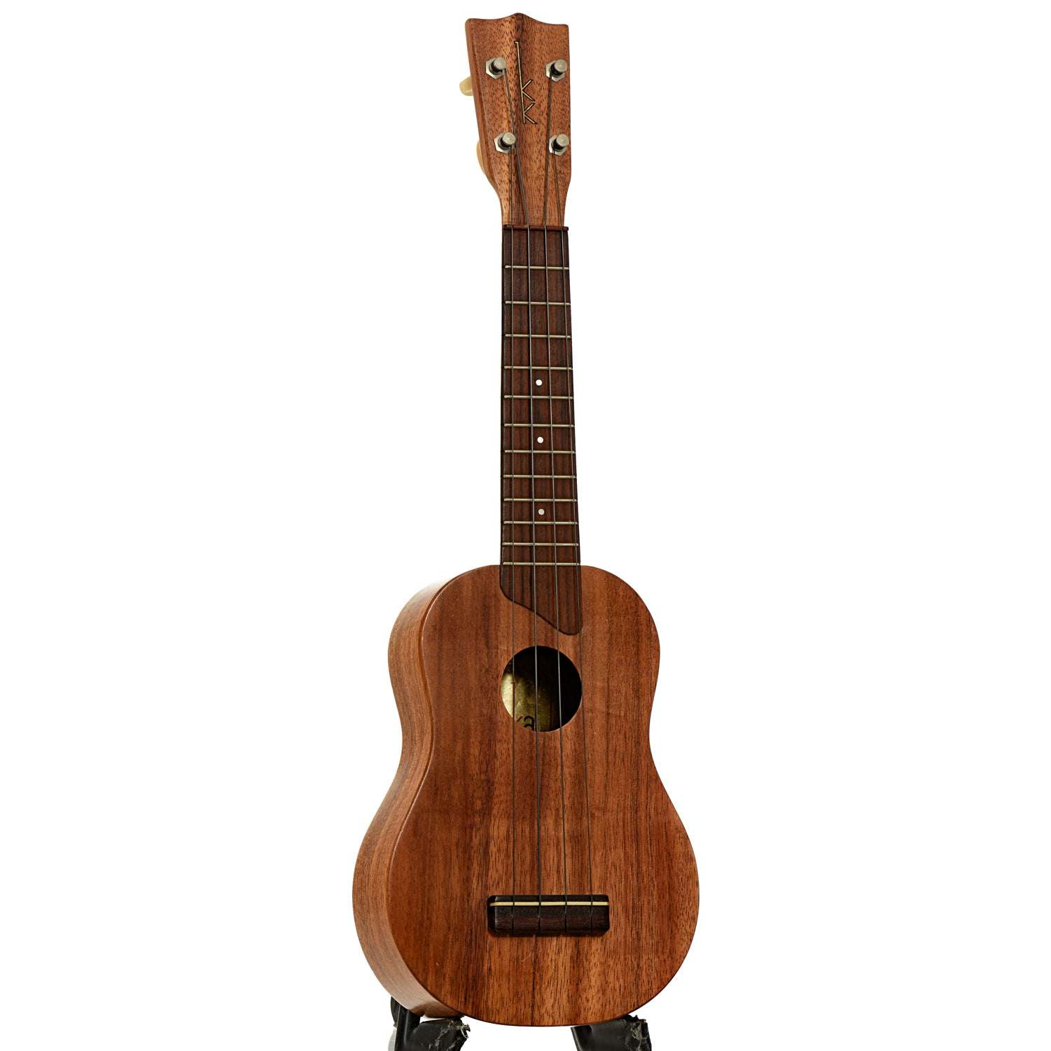 Fll front and side of Kamaka HF-1 Soprano Ukulele