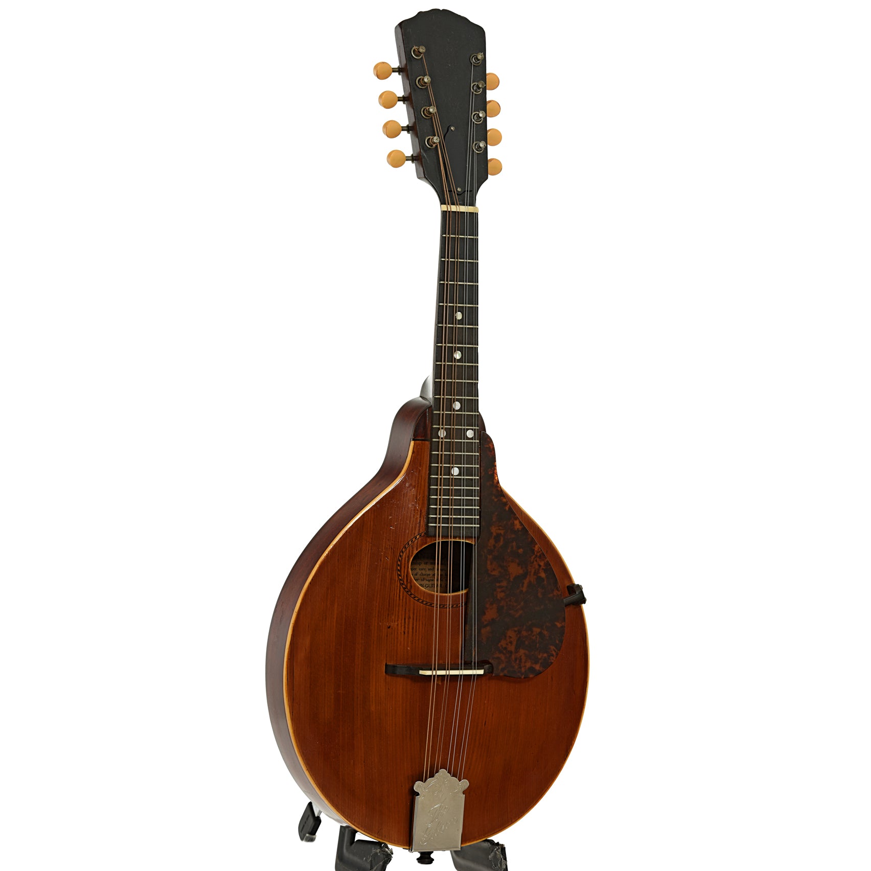 Full front and side of Gibson A Mandolin