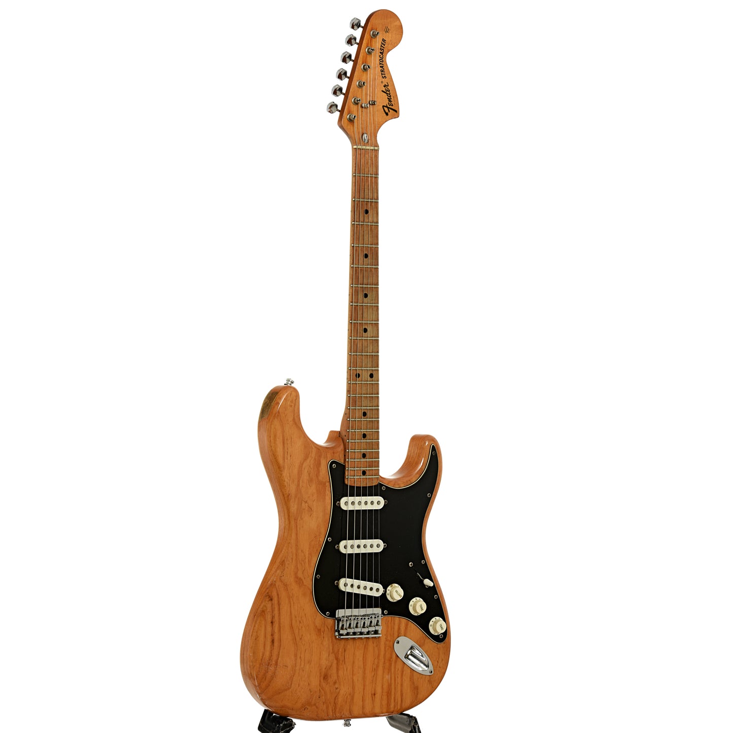 Full front and side of Fender Stratocaster Electric Guitar