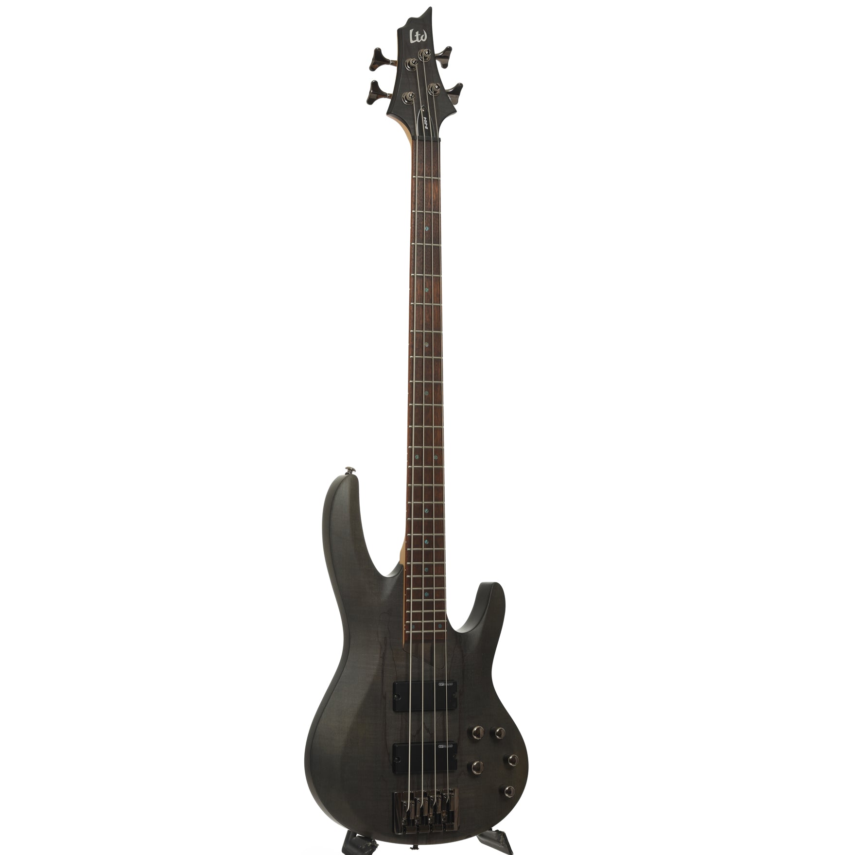 Full front and side of ESP LTD B-204 Electric Bass 