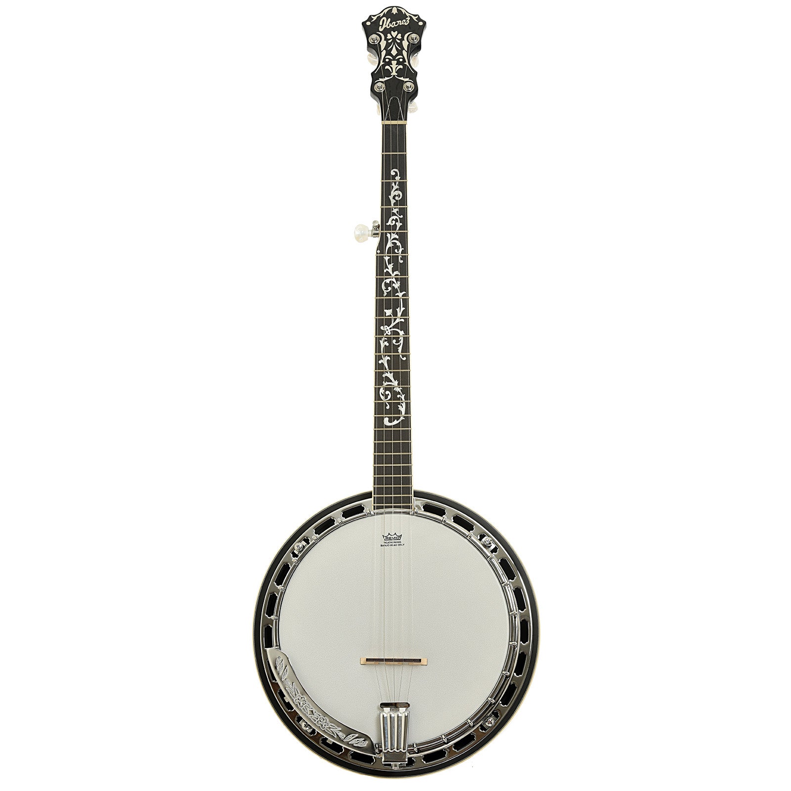 Full front of Ibanez B200 Resonator Banjo