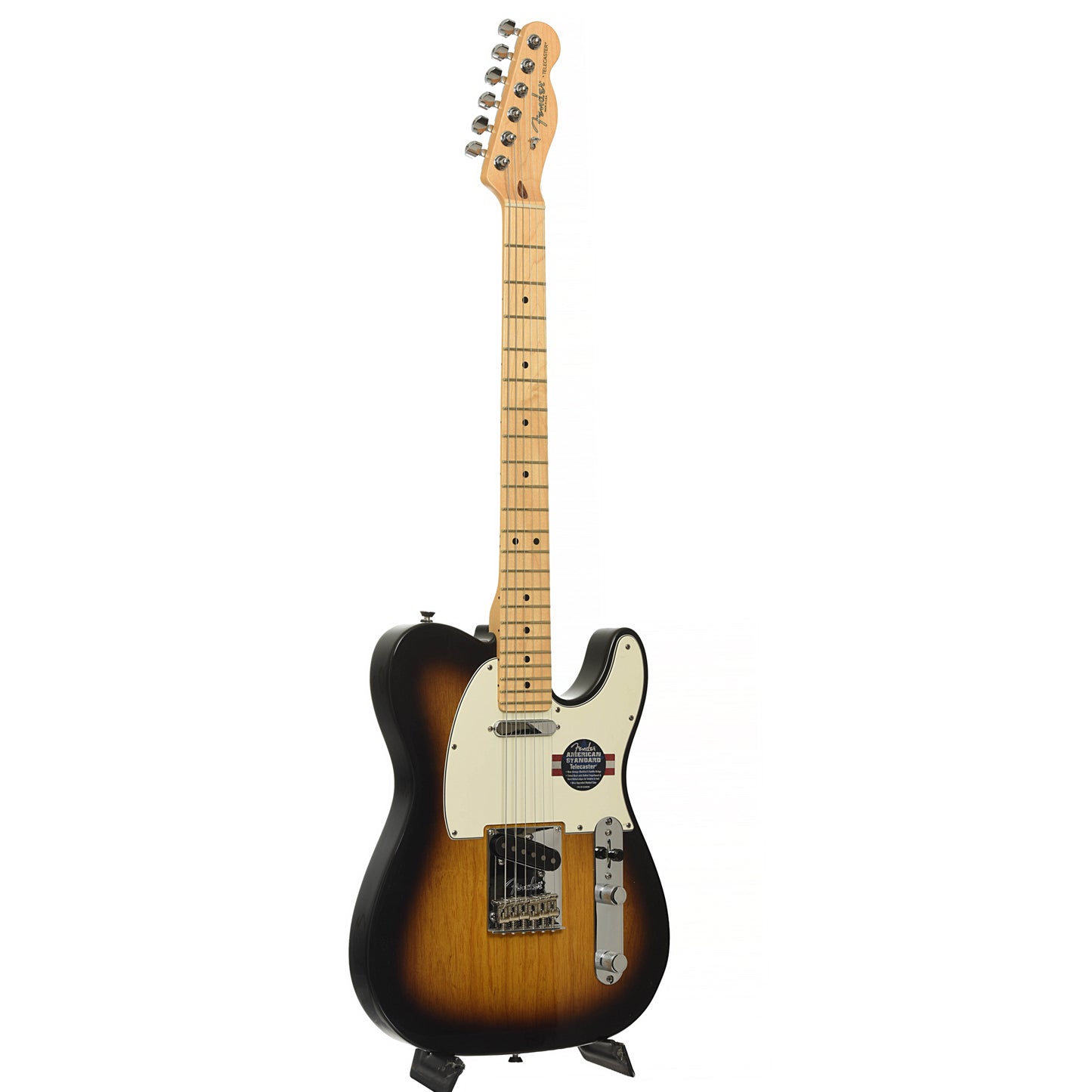 Full front and side of Fender New American Standard Telecaster Electric Guitar 