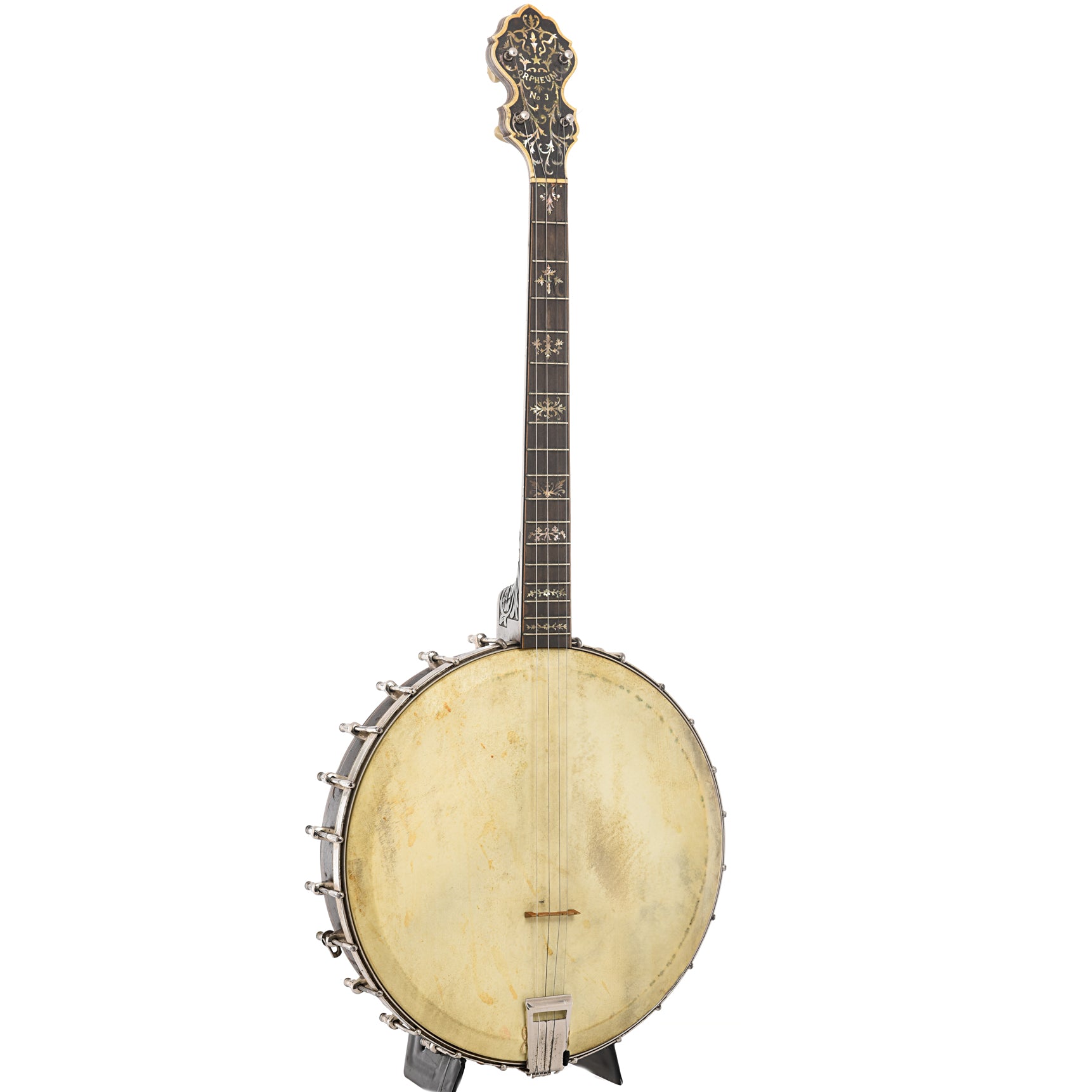 Full front and side of Orpheum No.3 Special Tenor Banjo (c.1919)