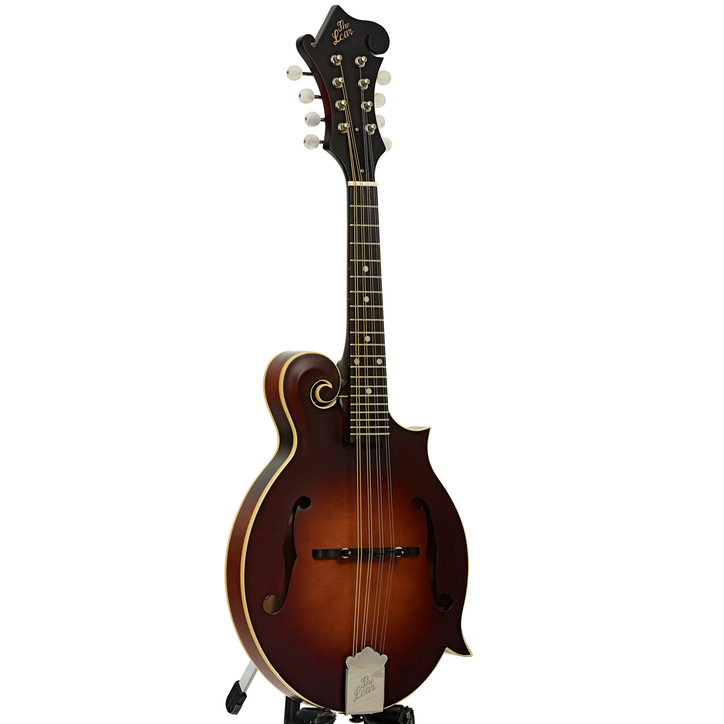 Full front and side of The Loar "Honey Creek" F-Style Mandolin