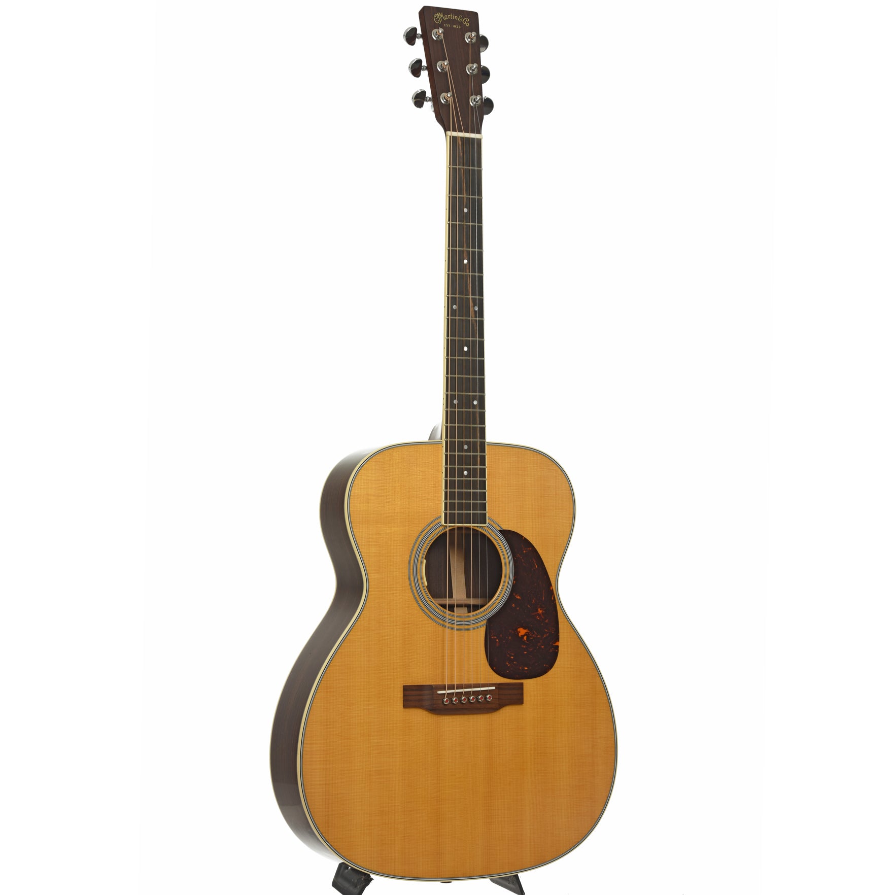 Full front and side of Martin M-36 Acoustic-Electric Guitar 