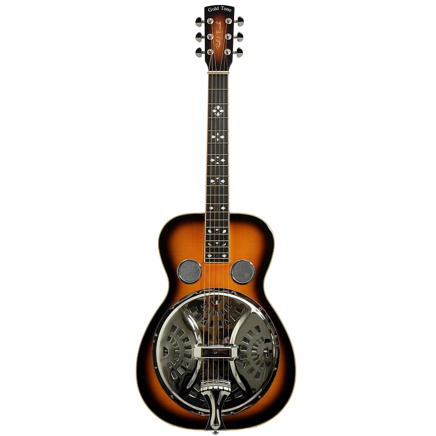 Front of Gold Tone PBS-D Squareneck Resonator Guitar  