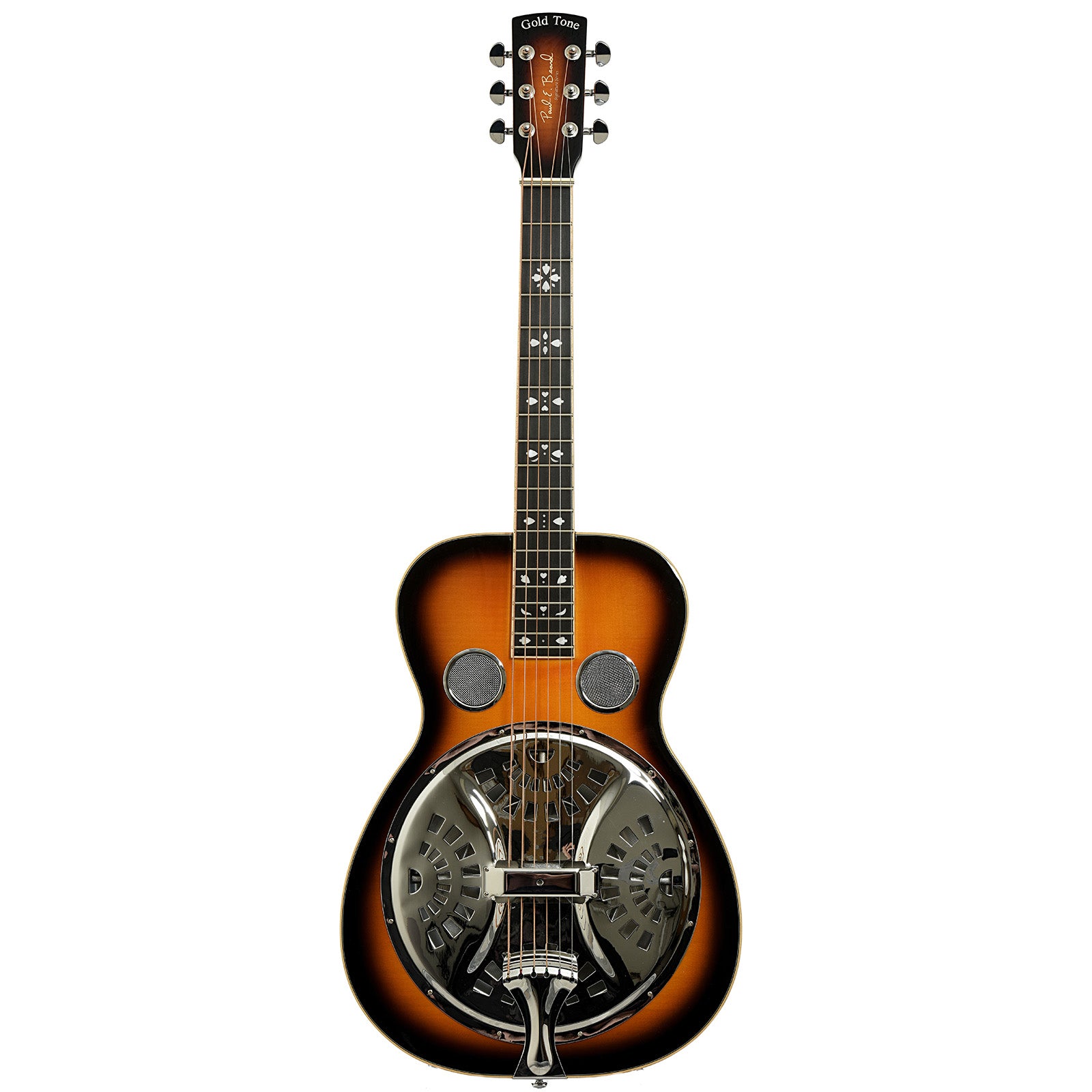 Front of Gold Tone PBS-D Squareneck Resonator Guitar  