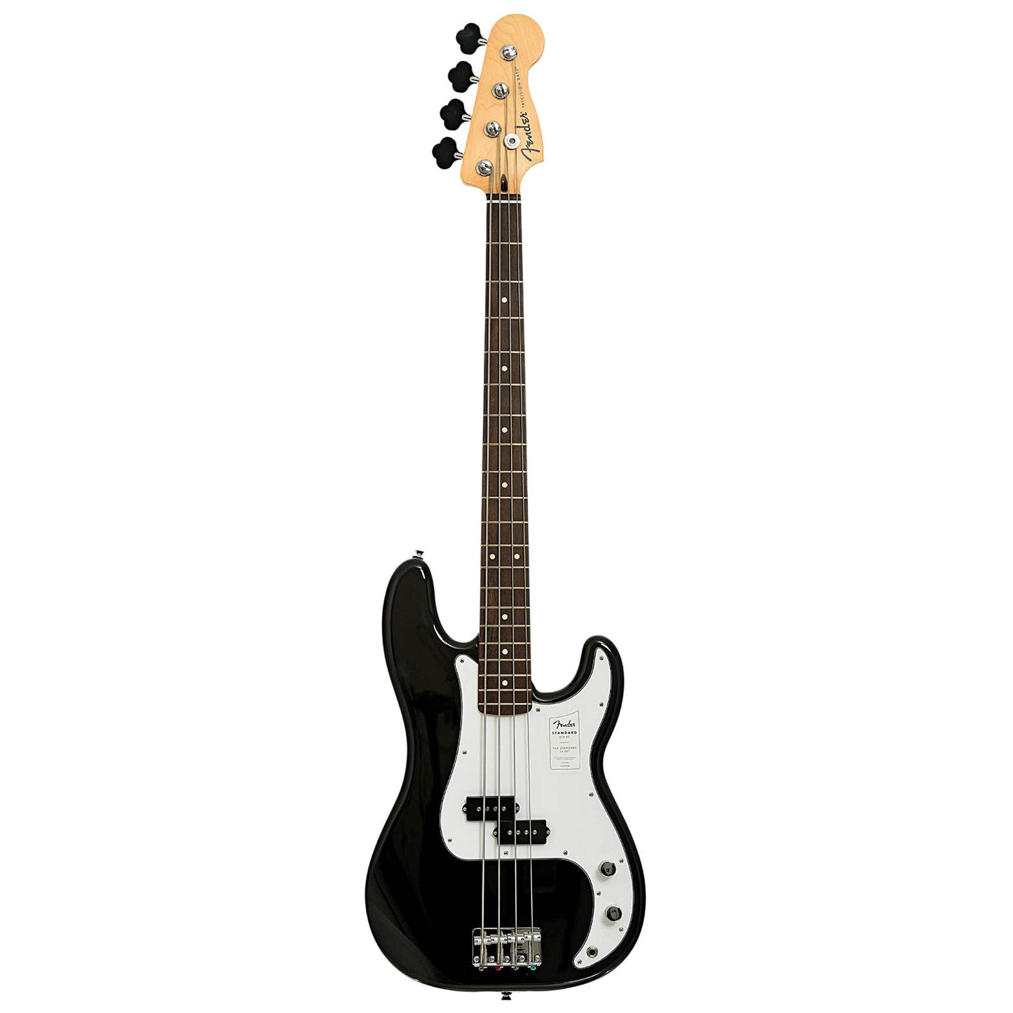 Full front of Fender Standard Precision Bass, Black
