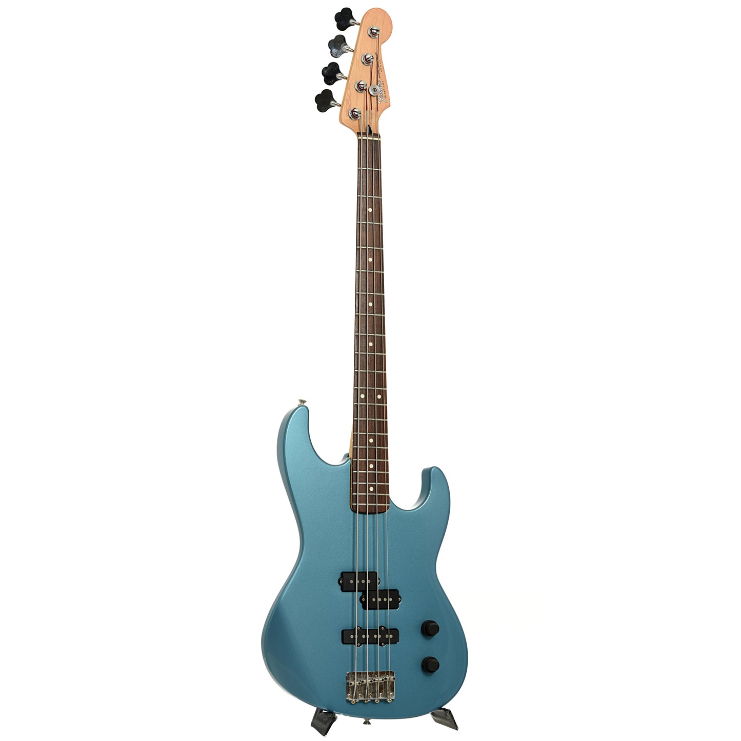 Full front and side of Fender Prodigy Electric Bass