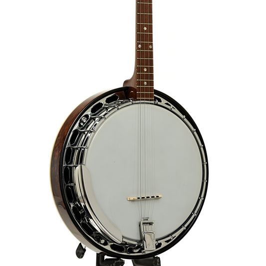 Front and side of Gibson TB-100 Tenor Banjo 