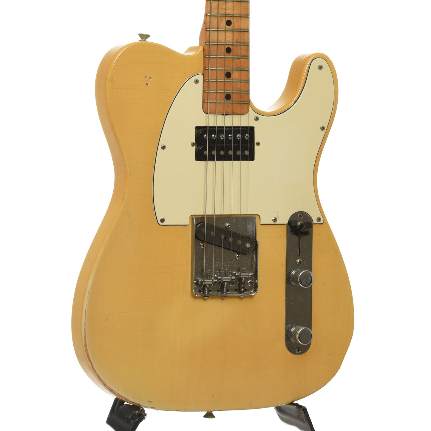 Front and side of Fender Telecaster Electric Guitar 