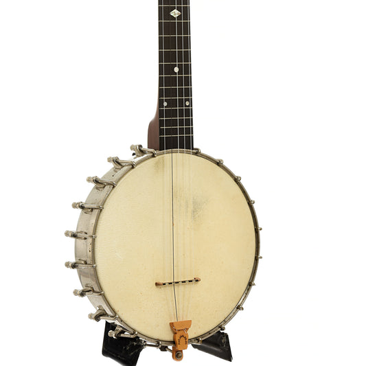 Front and side of S.S. Stewart Lady Stewart Openback Banjo