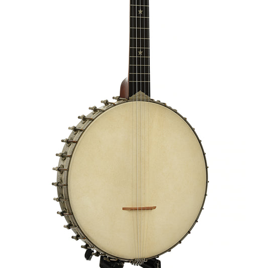 Front and side of Victor Kraske Baxter's Model Open Back Banjo